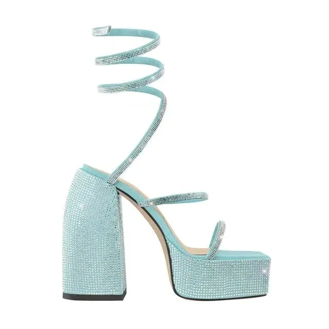 Sandals Queen Yilli (Sky Blue)