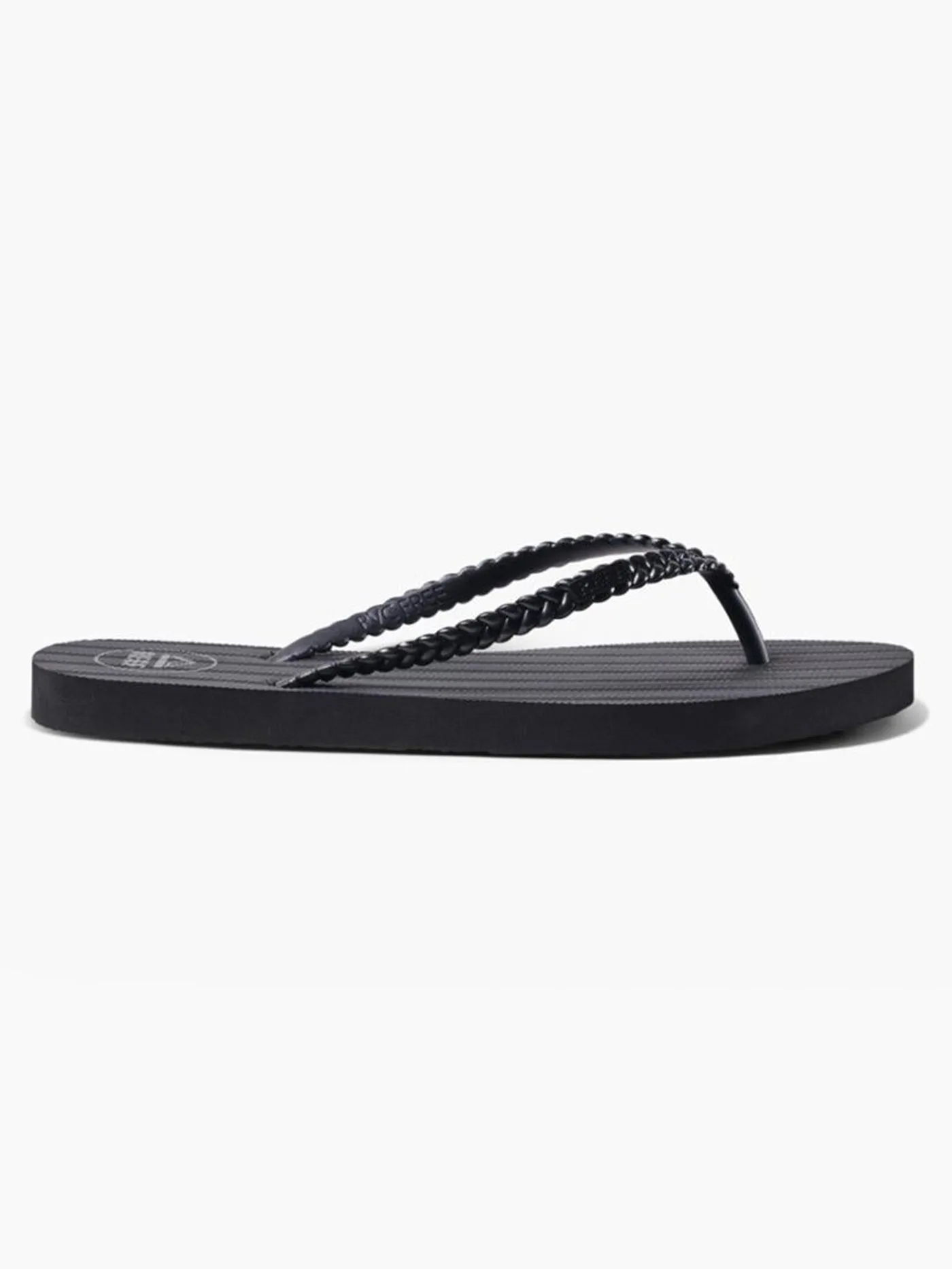 Seaside Twist Black Sandals