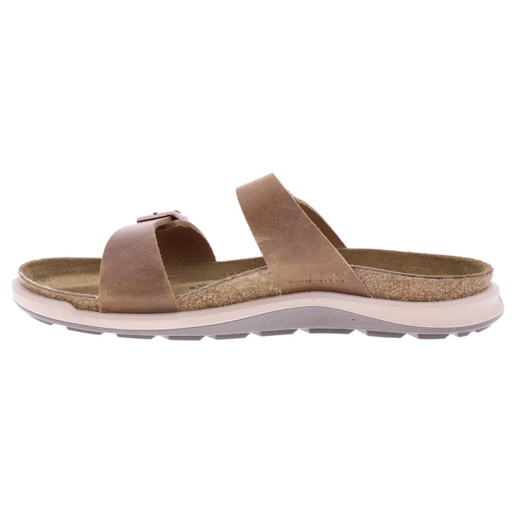 Sierra CT Waxy Leather Unisex Slide Sandals