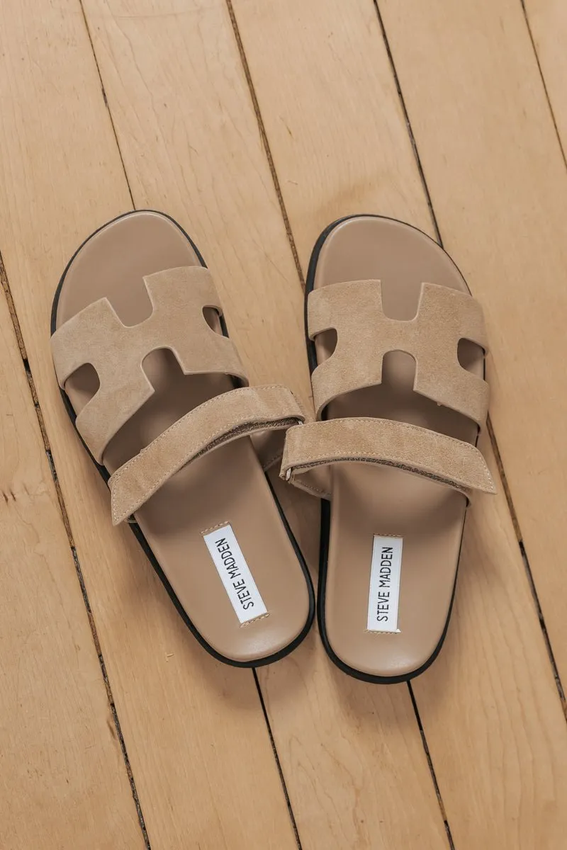 Steve Madden Mayven Leather Slides - FINAL SALE