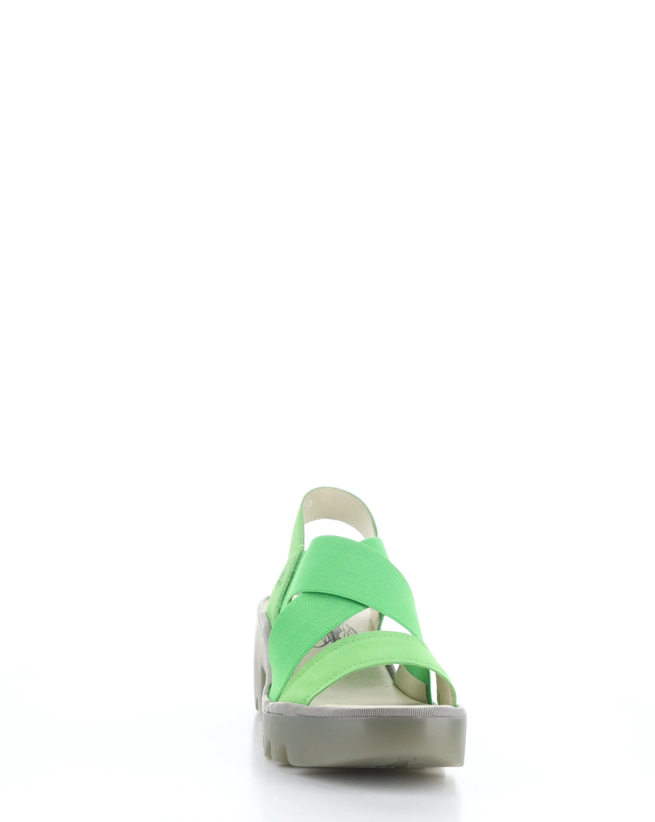 TAJI502FLY 003 GREEN Round Toe Sandals