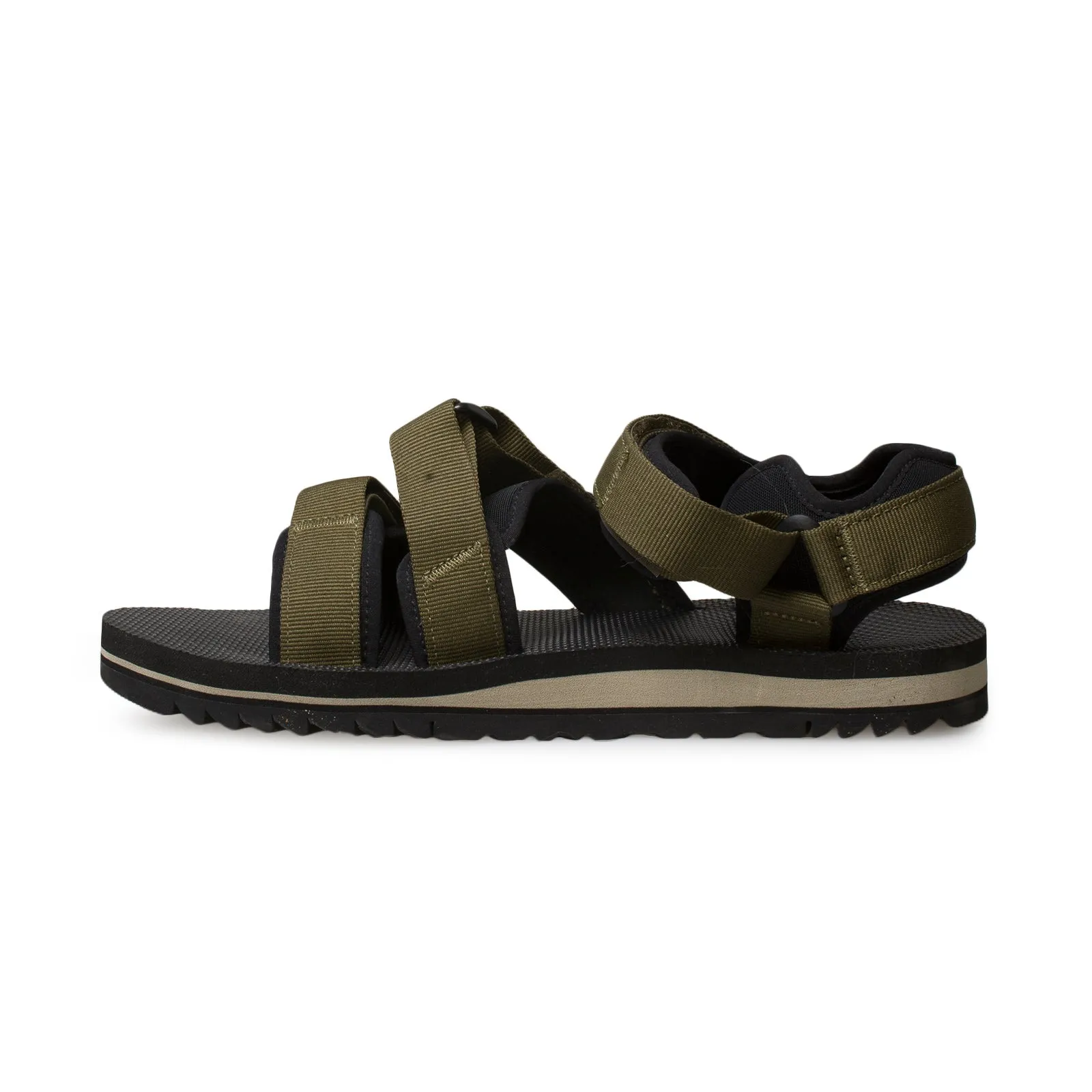 Teva Cross Strap Trail Dark Olive Sandals - Men's