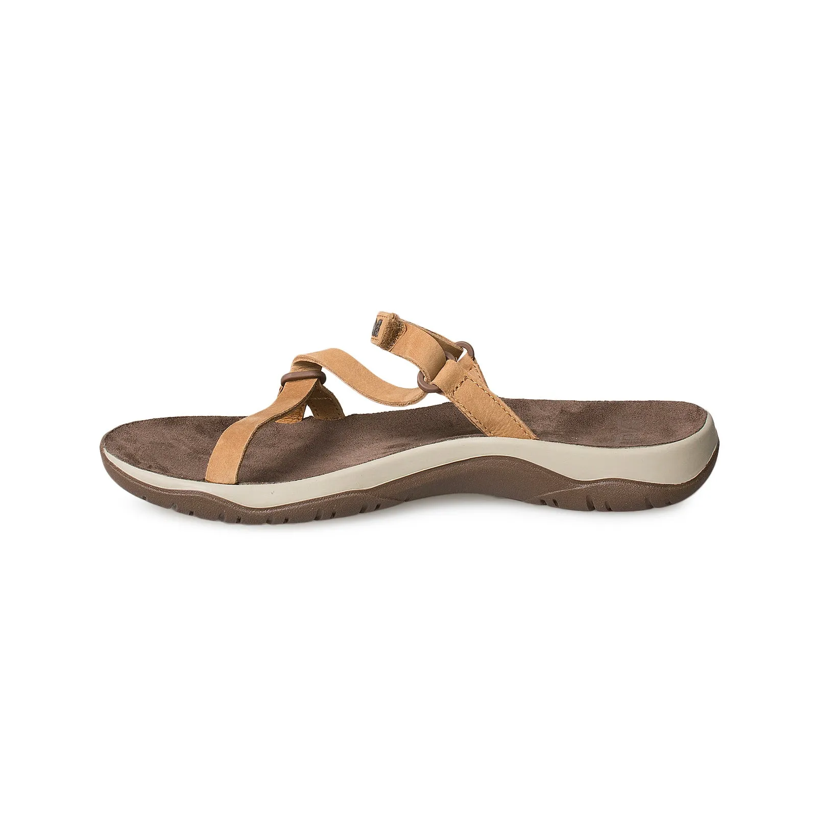 Teva Elzada Slide Lea Pecan Sandals - Women's