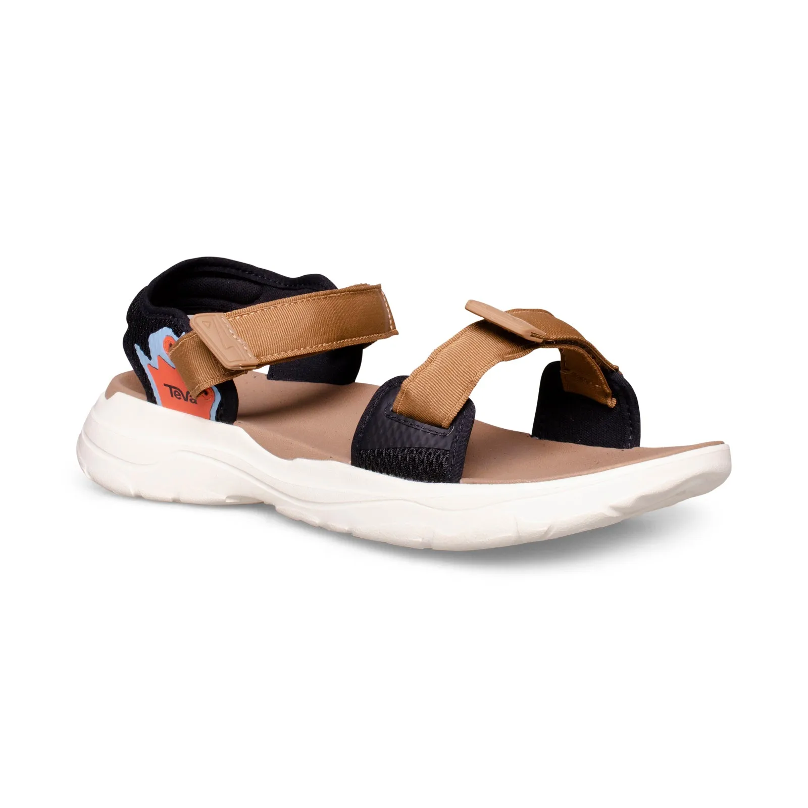 Teva Zymic Honey Brown / Black Sandals - Men's