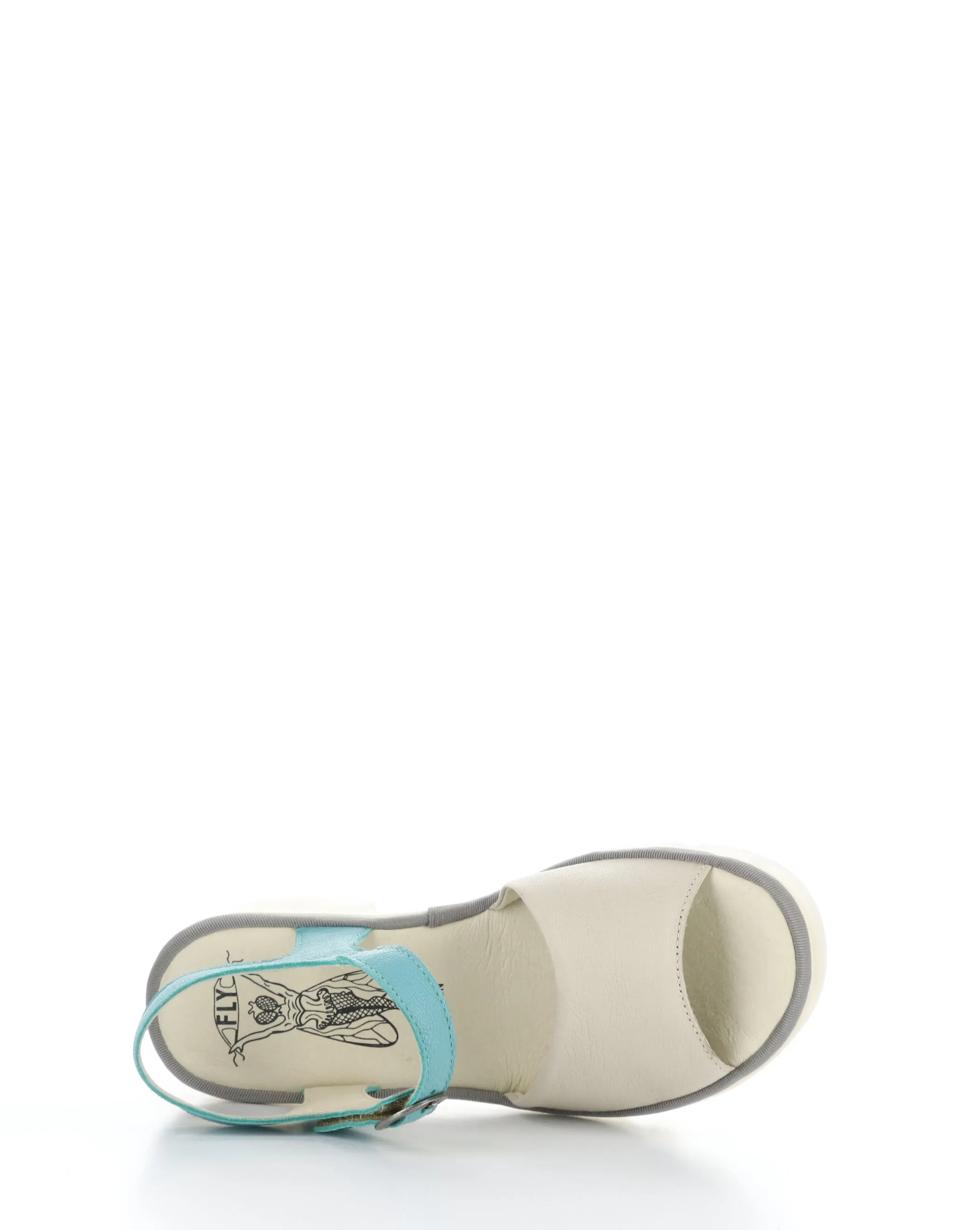 TULL503FLY 003 CLOUD/TURQUOISE Velcro Sandals