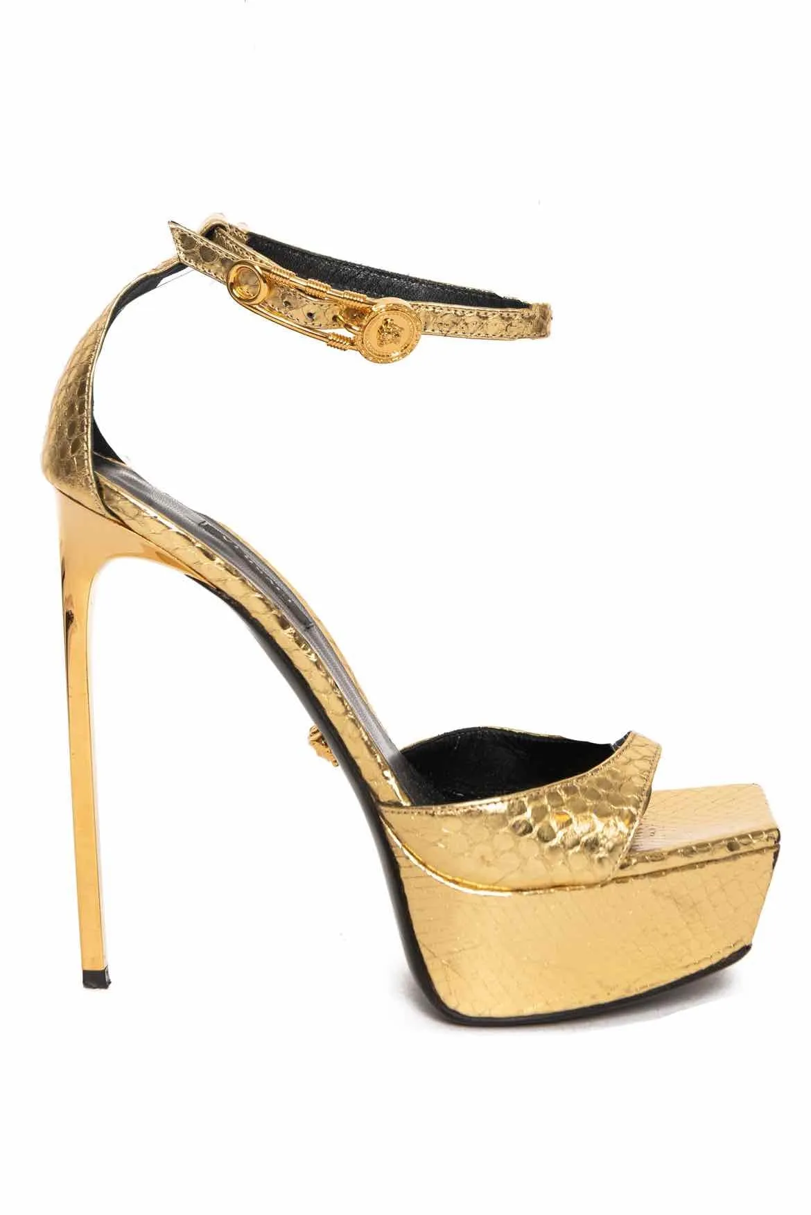 Versace Size 38.5 Medusa Sandals