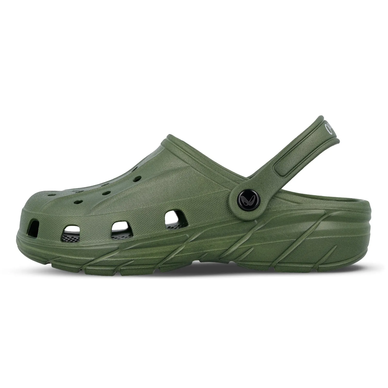 Walkaroo Mens Clogs  - WC4838 Olive