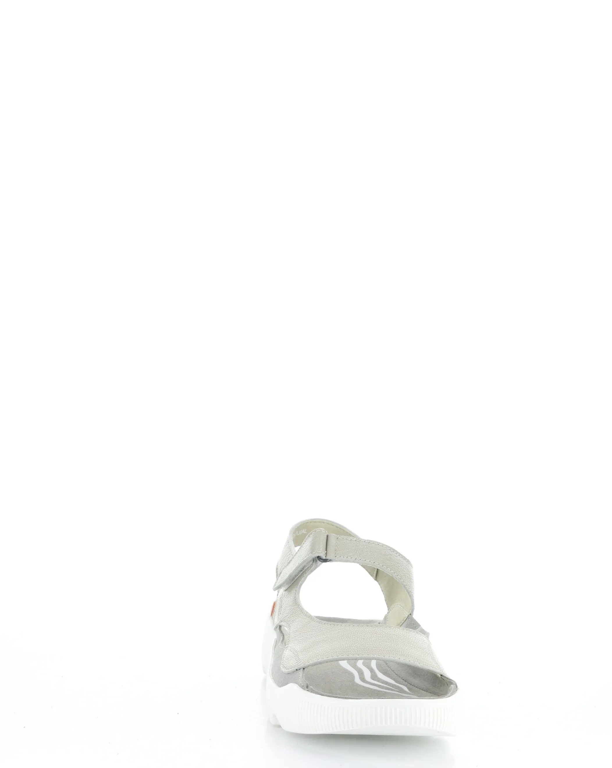 WEAL712SOF Silver Velcro Sandals