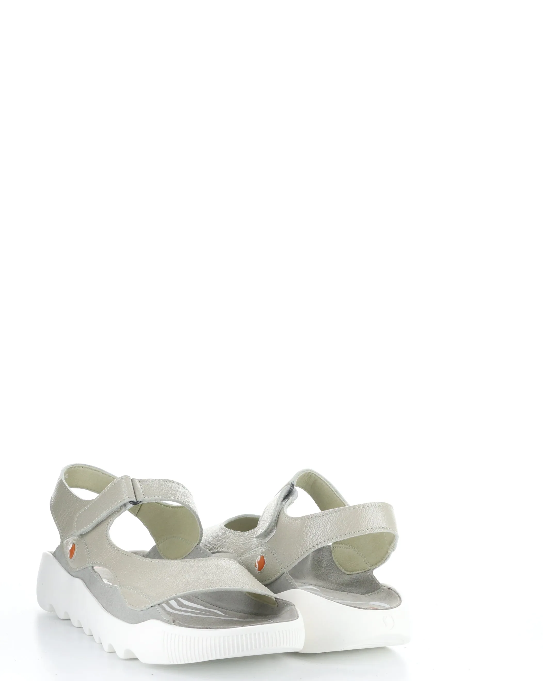 WEAL712SOF Silver Velcro Sandals