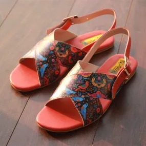 Women Graphic Kohati Flat Sandals