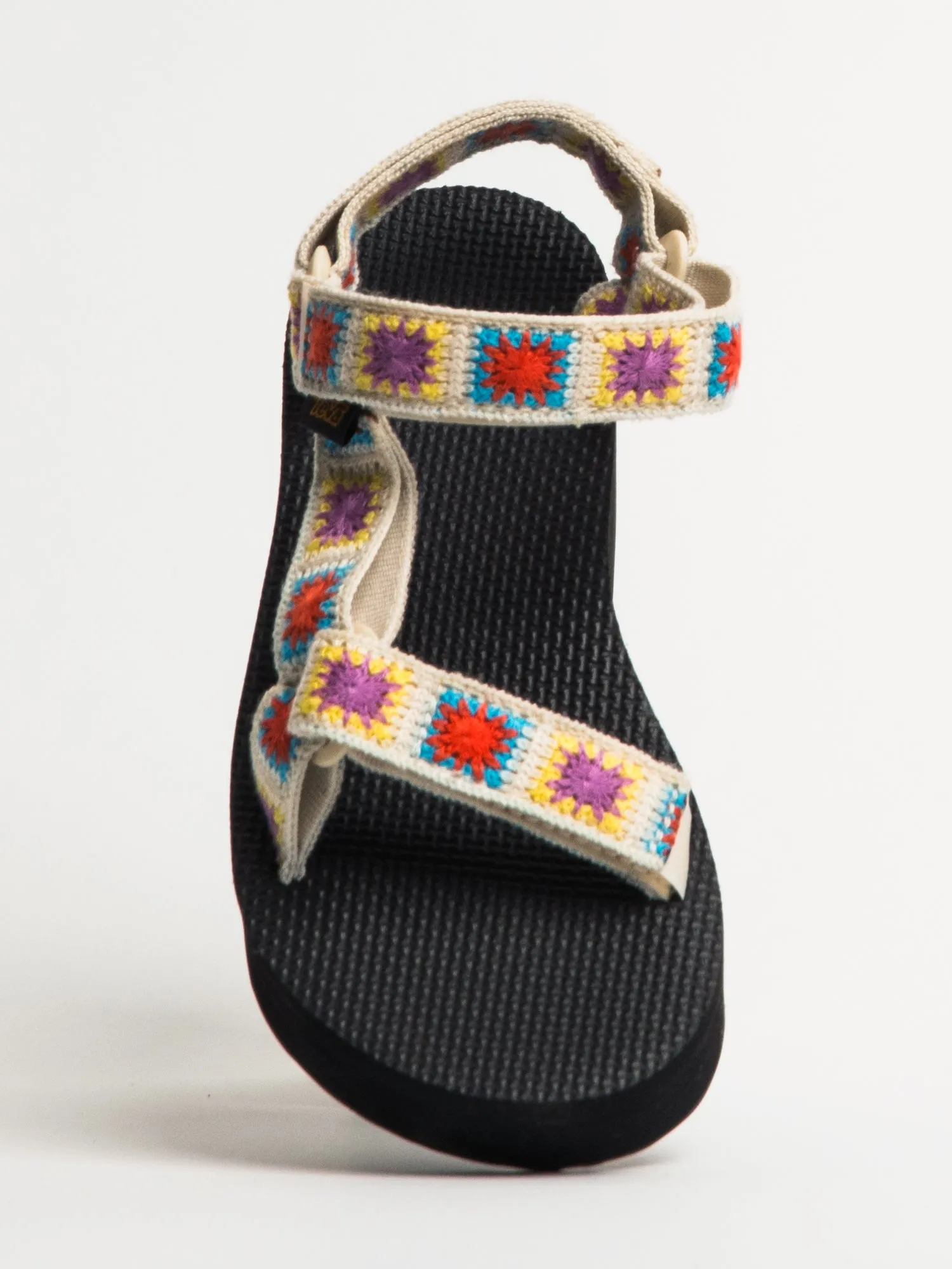 WOMENS TEVA FLATFORM UNIVERSAL CROCHET SANDALS