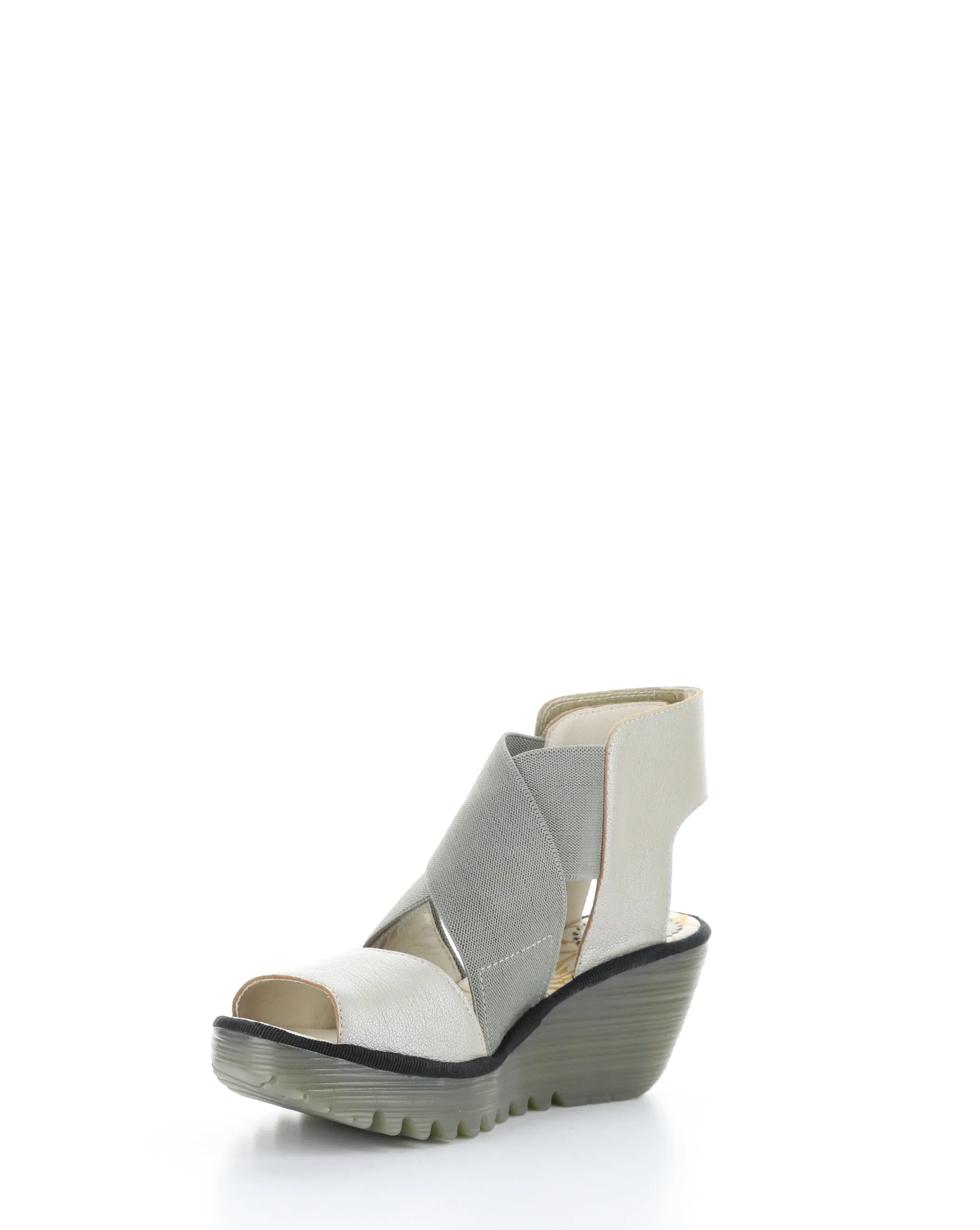 YUBA385FLY 009 SILVER Elasticated Sandals